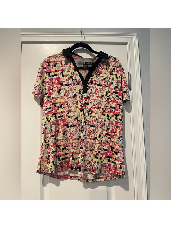 Jamie Sadock Tops - Jamie Sadock Multicolor Abstract Top